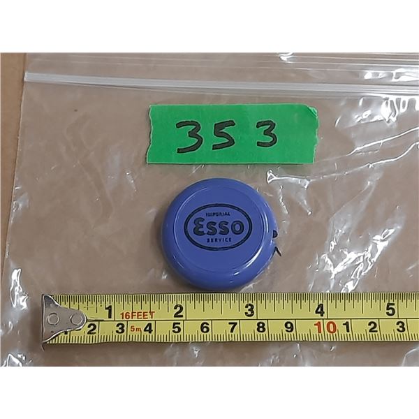 Esso advertising tape measure-steel tape- Highway service