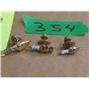 Image 2 : AC spark plug tie bar clip earring set