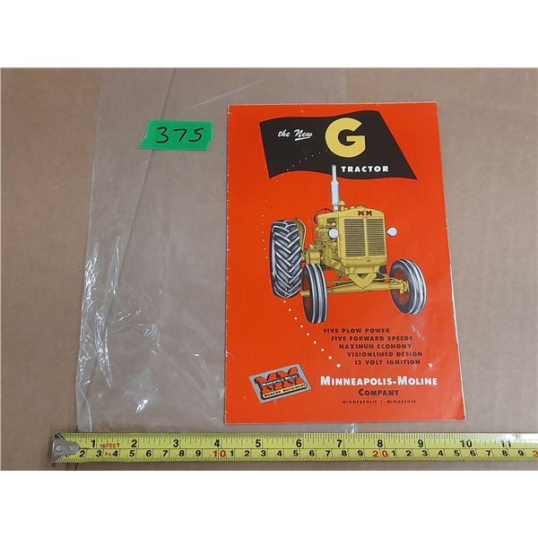 The new G tractor brochure