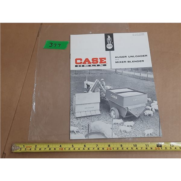 Case Helix auger unloader mixer brochure