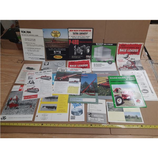 10 various brochures/pamphlets