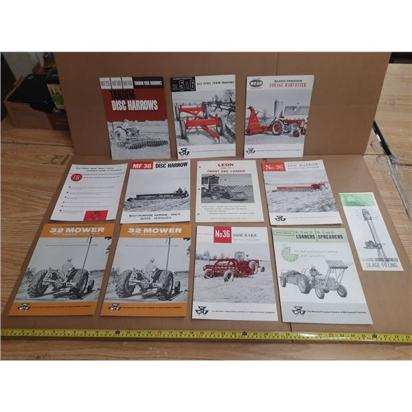 10 various brochures/pamphlets