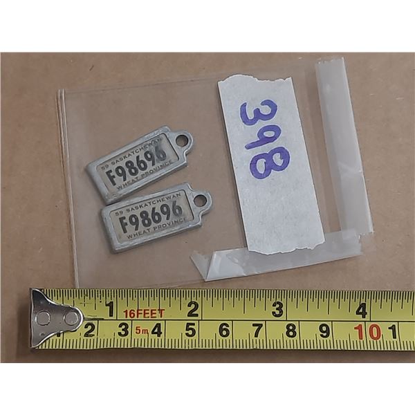 Pair 1959 war amp key tags