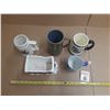 Image 2 : Lot of 4 wild lite mugs, 1 with tag, 1 stamped 1964 , 1 with wade and misc. items