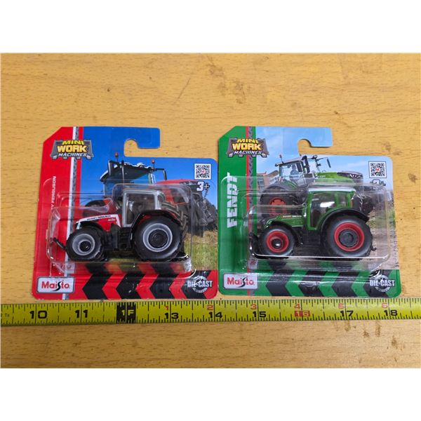Mini work machines- tractors- Massey and Fendt