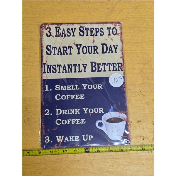 3 step sign