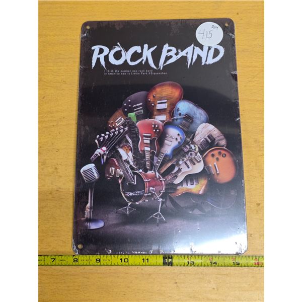 Rock band sign