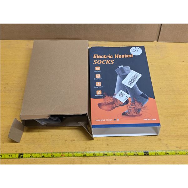 Battery power heated socks