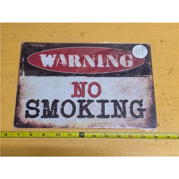 No smoking sign