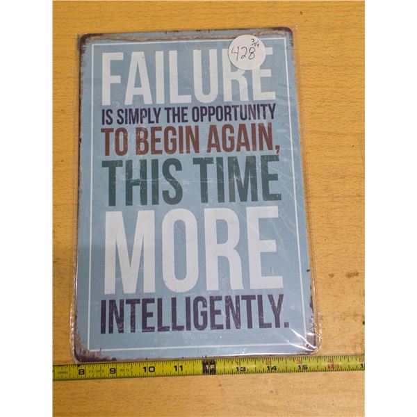 Failure sign