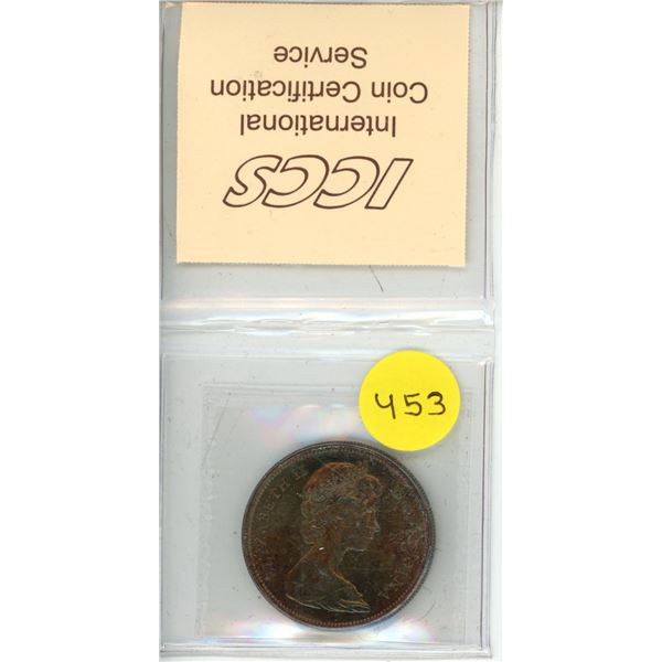1967 Canada One Dollar - MS-65 - XCK 628 - ICCS.
