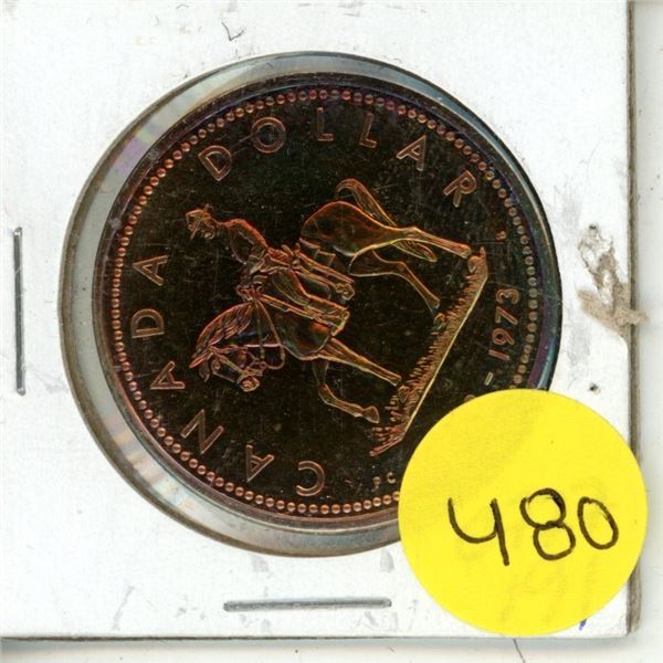 1973 Canada R.C.M.P Silver One Dollar.