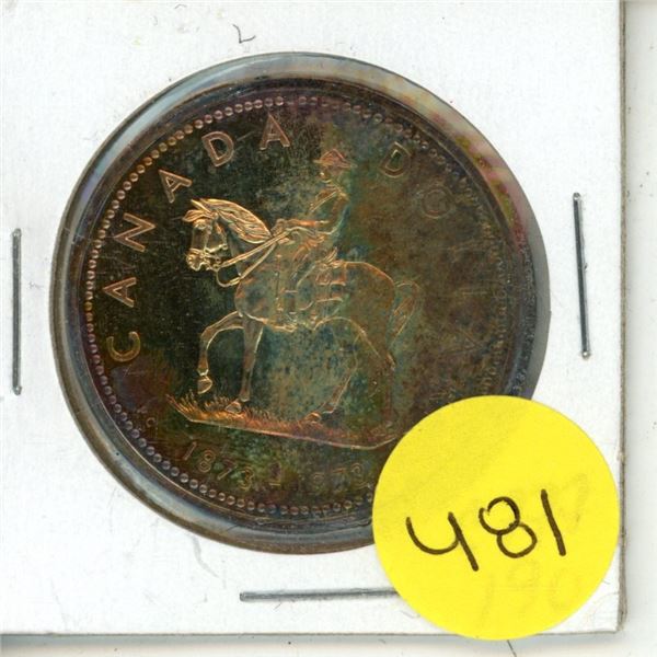 1973 Canada R.C.M.P Silver One Dollar.