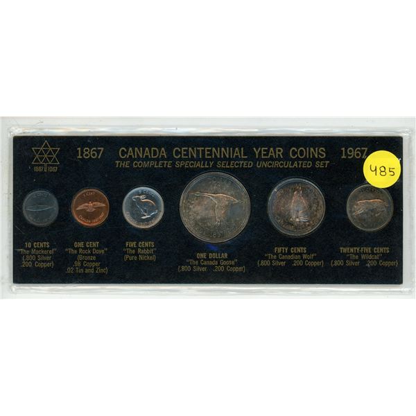 1967 Canada Silver Uncirculated Coin Set.