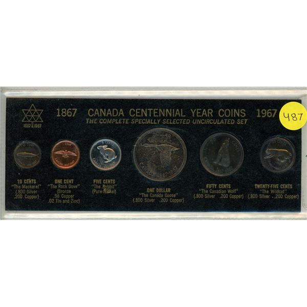 1967 Canada Silver Uncirculated Coin Set.