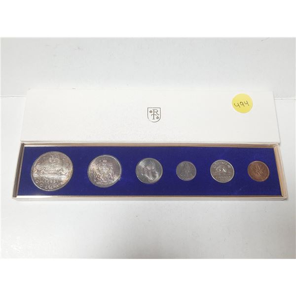 1966 Canada Silver Uncirculated Coin Set.