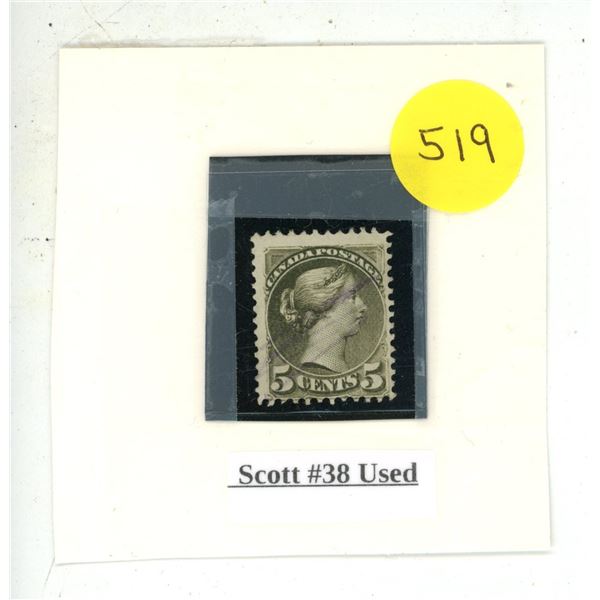 Scott #38 Used.