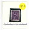 Image 1 : Newfoundland 4 Cents Mint Unused.