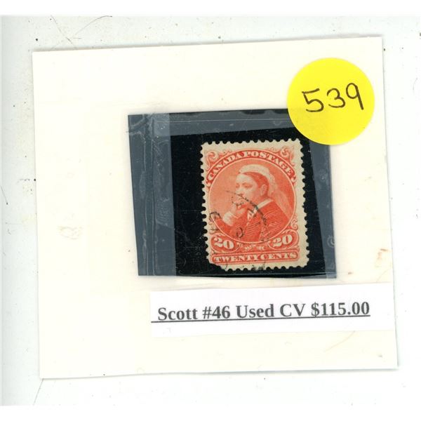 Scott #46 Used CV $115.00.