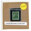 Image 1 : Canada Bill Stamp 3 Cents Used.