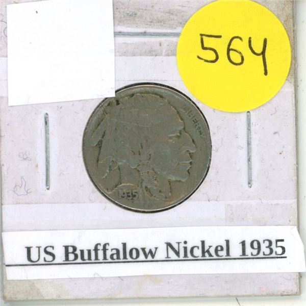 US Buffalow Nickel 1935.