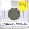 Image 1 : US Buffalow Nickel 1935.