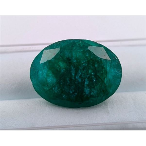 13.2 ct Certified Zambian Emerald gemstone ($19,800 Appraisal)