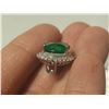 Image 2 : 5.7 ct Certified Silver Emerald gemstone Pendant ($16,985 Appraisal)
