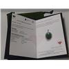 Image 4 : 5.7 ct Certified Silver Emerald gemstone Pendant ($16,985 Appraisal)