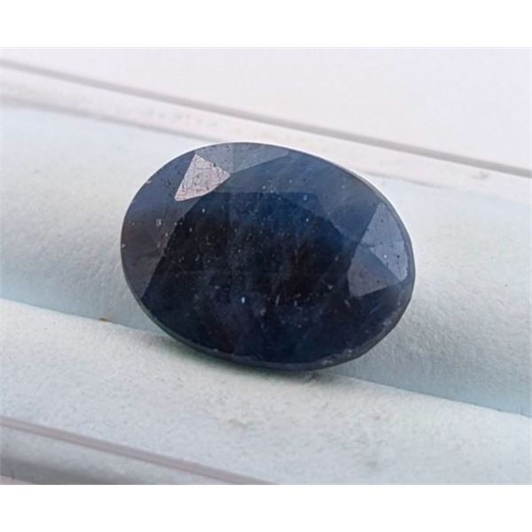 7.72 ct Certified Midnight Sapphire gemstone ($9,264 Appraisal)