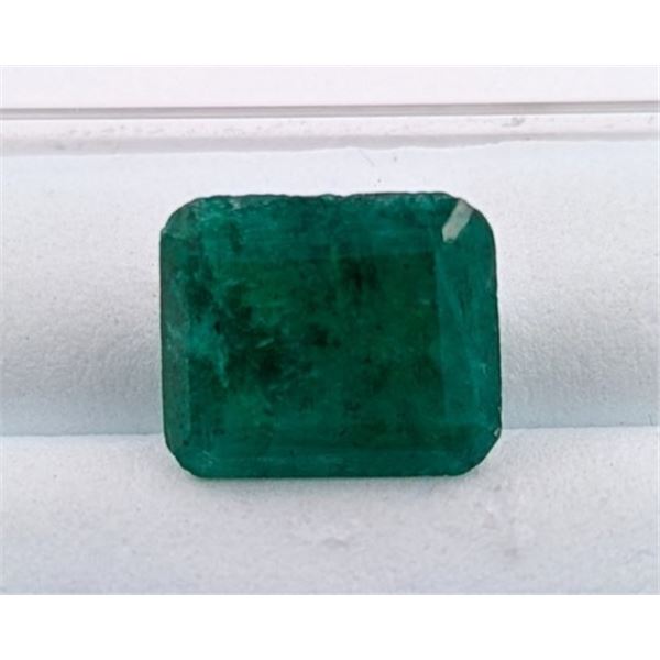 4.94 ct Certified Brazilian Emerald gemstone ($7,410 Appraisal)