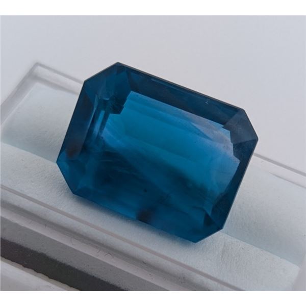 42.26 ct Certified Metallic Blue Fluorite gemstone ($9,500 Appraisal)