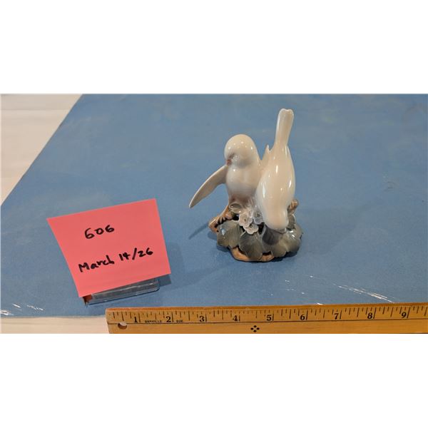 Two White Birds Figurine by Royal Copenhagen