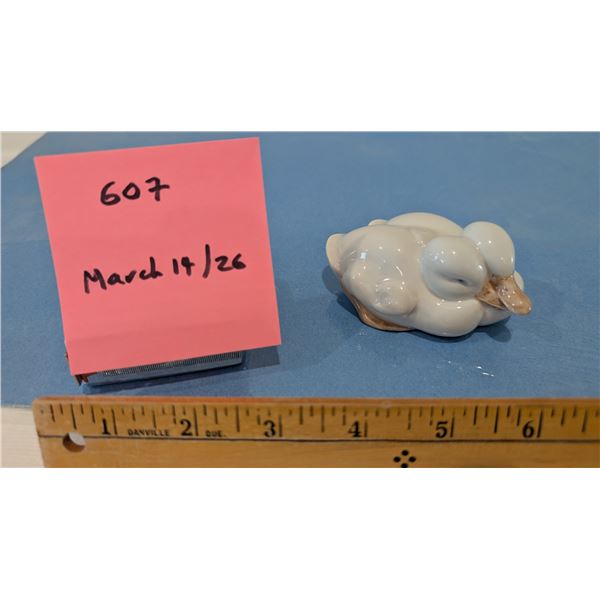 Pair of White Ducks Figurine by Royal Copenhagen