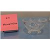 Image 3 : 3 Pinwheel Crystal Dishes