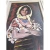 Image 4 : Framed Art of Woman by Susan Olah. (30.5" X 18.5")