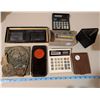 Image 1 : Wallets, calculators, Weksler oven thermometer, Dominion pocket set