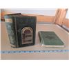 Image 2 : Antique Poetical Works of Milton book dated 1875 with gilded edges, Smoky and the Crow Core Vocabula