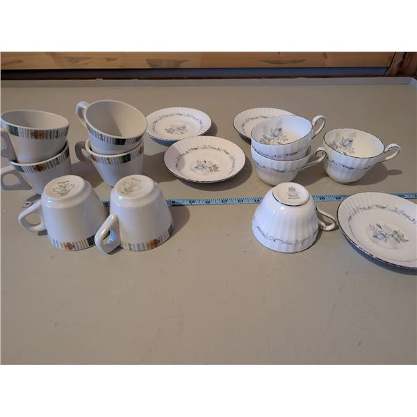 Cups & Saucers - Paragon Morning Rose and Russel Foods Restaurant Ware Armorlite cups