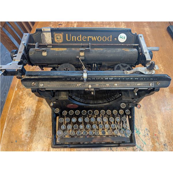 Underwood typewriter