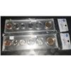 Image 1 : Two 1996 Six Coin Sets in Hard Plastic Cases