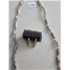 Image 3 : Silver toned Necklace and Earrings
