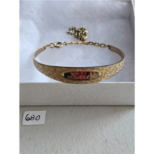 Vintage Jacoby Bender Identity Bracelet in very good condition