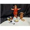 Image 1 : Lot of Misc. Vintage Decor (salt Pepper Shakers, pig on Nest, and etc.)