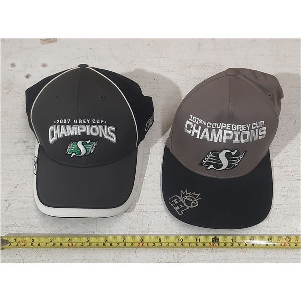 (2) Grey Cup Champions Cap - Reebok. (New)