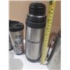 Image 4 : Lot of Thermos, Plastic Glass, Cups, etc.