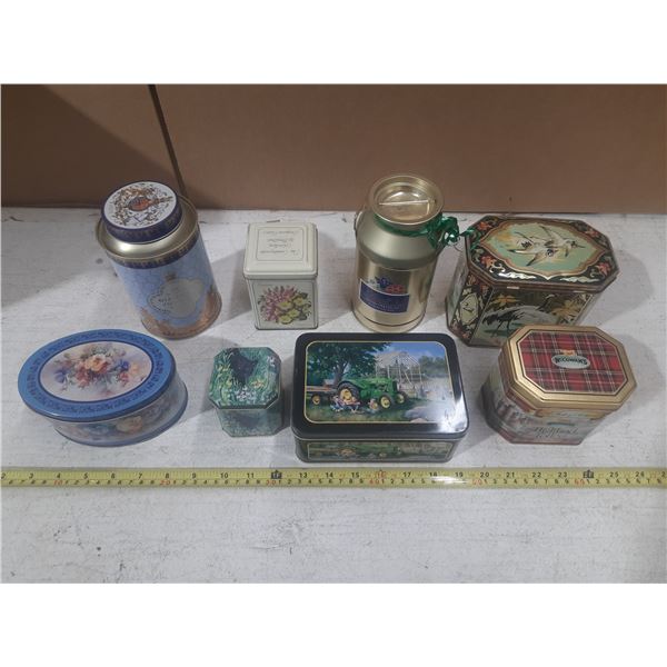 Lot of Vintage Tins.
