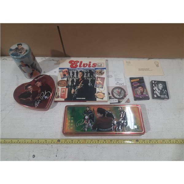Lot of Elvis Presley Collectible Items.