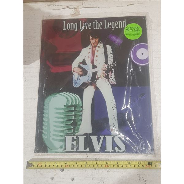 Long Live The Legend Collectible Metal Sign.