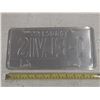 Image 2 : Elvis Presley "1-ELVIS" Memphis Tennessee Metal License Plate.